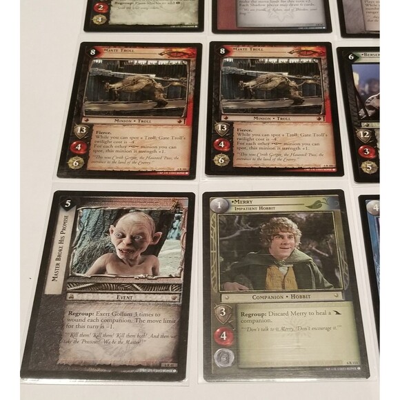 Lord of the Rings TCG Lotr Tcg Ents Of Fangorn Lot Of 16 RARE Skinbark Ancient - Picture 2 of 9
